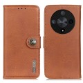 For Honor X9b KHAZNEH Cowhide Texture Horizontal Flip Leather Phone Case(Brown)