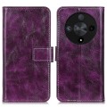 For Honor X9b Retro Crazy Horse Texture Flip Leather Phone Case(Purple)