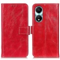 For Honor X5 Plus Retro Crazy Horse Texture Flip Leather Phone Case(Red)