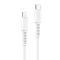 Yesido CA153 PD 20W USB-C / Type-C to 8 Pin Charging Data Cable, Length: 1m(White)