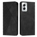 For Motorola Moto G Power 5G 2024 Diamond Splicing Skin Feel Magnetic Leather Phone Case(Black)