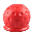 Universal 50mm Automatic Tow Bar Ball Cap Trailer Soft Rubber Protective Cap(Red)