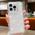 For iPhone 15 Pro Max Glitter Powder 3-in-1 TPU + PC Phone Case(Transparent)