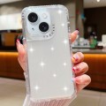 For iPhone 15 Glitter Powder 3-in-1 TPU + PC Phone Case(Transparent)