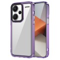 For Xiaomi Redmi Note 13 Pro+ Transparent Acrylic + TPU Shockproof Phone Case(Transparent Purple)