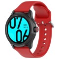24mm Universal Small Waist Silicone Watch Band(Red)