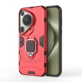 For Huawei Pura 70 Ultra Shockproof PC + TPU Holder Phone Case(Red)