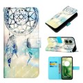 For Motorola Moto G04 4G / G24 4G 3D Painting Horizontal Flip Leather Phone Case(Dream Wind Chimes)