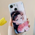 For iPhone 15 PC Phone Case(Holding Roses)
