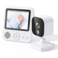 ABM900 2.8 inch Wireless Video Night Vision Baby Monitor Security Camera(EU Plug)