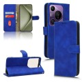 For Huawei Pura 70 Pro Skin Feel Magnetic Flip Leather Phone Case(Blue)
