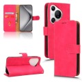 For Huawei Pura 70 Skin Feel Magnetic Flip Leather Phone Case(Rose Red)