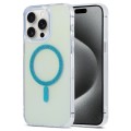 For iPhone 15 Pro Max Magic Diamond Blu-ray MagSafe Phone Case(Blue)