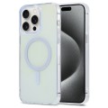 For iPhone 15 Pro Max Magic Diamond Blu-ray MagSafe Phone Case(White)