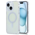 For iPhone 15 Magic Diamond Blu-ray MagSafe Phone Case(White)