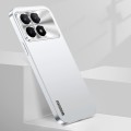 For Xiaomi Redmi K70E Streamer Series Micro Frosted Metal Paint PC Phone Case(Silver)