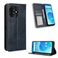 For UMIDIGI G5 Mecha Magnetic Buckle Retro Texture Leather Phone Case(Blue)