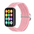 For Xiaomi Mi Band 8 Pro 18mm Buckle Nylon Braided Watch Band(Pink)