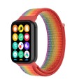 For Xiaomi Mi Band 8 Pro Nylon Loop Watch Band(Rainbow)