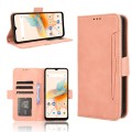 For Umidigi A15 / A15C Skin Feel Calf Texture Card Slots Leather Phone Case(Pink)