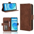 For Umidigi G5 Mecha Skin Feel Calf Texture Card Slots Leather Phone Case(Brown)