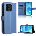 For UMIDIGI G5 Mecha Diamond Texture Leather Phone Case(Blue)