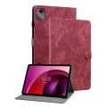 For Lenovo Tab M11/Xiaoxin Pad 11 2024 Tiger Pattern Flip Leather Tablet Case(Red)