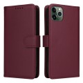 For iPhone 11 Pro Max BETOPNICE BN-005 2 in 1 Detachable Imitate Genuine Leather Phone Case(Wine Red