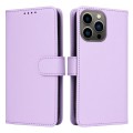 For iPhone 13 Pro BETOPNICE BN-005 2 in 1 Detachable Imitate Genuine Leather Phone Case(Light Purple