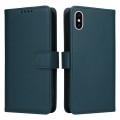 For iPhone X / XS BETOPNICE BN-005 2 in 1 Detachable Imitate Genuine Leather Phone Case(Blue)