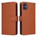 For Samsung Galaxy A05 BETOPNICE BN-005 2 in 1 Detachable Imitate Genuine Leather Phone Case(Brown)