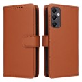 For Samsung Galaxy A05s BETOPNICE BN-005 2 in 1 Detachable Imitate Genuine Leather Phone Case(Brown)