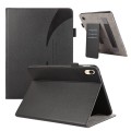 For iPad 10.2 2021 / 2020 Litchi Texture Leather Sucker Tablet Case(Black)
