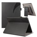 For Samsung Galaxy Tab A7 Lite Litchi Texture Leather Sucker Tablet Case(Black)