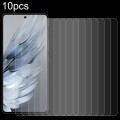 For ZTE Nubia Z50S 10pcs 0.26mm 9H 2.5D Tempered Glass Film