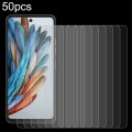 For ZTE nubia Music 50pcs 0.26mm 9H 2.5D Tempered Glass Film