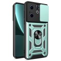 For Infinix Hot 40i / Smart 8 Sliding Camera Cover Design TPU+PC Phone Case(Green)