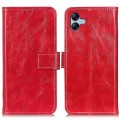 For Samsung Galaxy A05 4G Retro Crazy Horse Texture Leather Phone Case(Red)