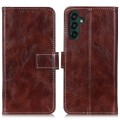 For Samsung Galaxy A55 5G Retro Crazy Horse Texture Leather Phone Case(Brown)