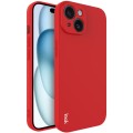 For iPhone 15 Plus imak UC-4 Series Straight Edge TPU Phone Case(Red)