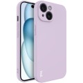 For iPhone 15 imak UC-4 Series Straight Edge TPU Phone Case(Purple)