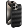 For iPhone 15 Pro Max IMAK LX-5 Series Shockproof PC + PU + TPU Protective Phone Case(Carbon Fiber T
