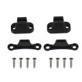 A8625 2 Pair Black RV Hatch T-shape Door Fixer Kit with Screws