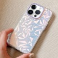 For iPhone 15 Pro Laser Diamond Pattern Frosted Phone Case(Purple)