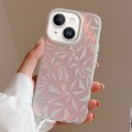For iPhone 15 Plus Laser Diamond Pattern Frosted Phone Case(White)