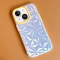 For iPhone 15 Laser Diamond Pattern Frosted Phone Case(Yellow)