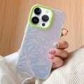 For iPhone 14 Pro Laser Diamond Pattern Frosted Phone Case(Green)