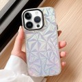 For iPhone 13 Pro Max Laser Diamond Pattern Frosted Phone Case(Black)