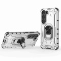For Samsung Galaxy S23 5G Ice Armor Series Ring Holder Phone Case(Silver)
