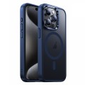 For iPhone 15 Pro Benks Skin Feel Series MagSafe Magnetic Shockproof Phone Case(Blue)